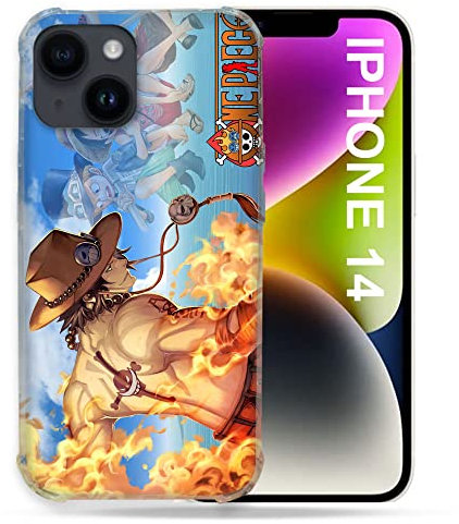 Case for iPhone 14 (6.1) Manga One Piece Ace Color