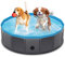 TENXSNUG Hundepool fur Große Hunde, Faltbare Hund Schwimmbecken Hundebadewanne, rutschfest Hunde Pool Planschbecken für Kinder und Hunde, 80x20 cm