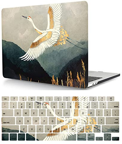 Custodia per Macbook Air 11 pollici 2015 2014 2013 2012 2011 2010 Pubblicazione Modello A1370 A1465, Copertina Rigida in Plastica Protettiva e Tastiera Cover, Garzetta