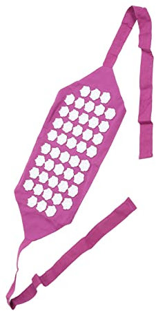 Gurt Akupressurmatte, Akupunkturmatte, Entspannender Stressabbau, Baumwollstoff, ABS, Blumenförmige Akupressur Massagematte für Zuhause für Unterwegs bei Rückenschmerzen