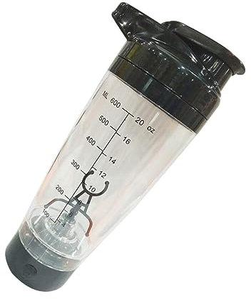 HOMSFOU Electric Bottle 600ml Portable Blender for Protein Shakes Battery Operated