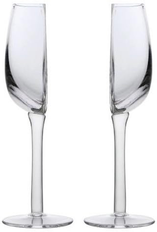 itrimaka Demi-Verre de vin, Demi-Verre à vin Fantaisie de 140 ML, coupé en Deux Coupes à Champagne, Demi-Verre à vin Rouge à Longue Tige pour Anniversaire, Mariage, Noël