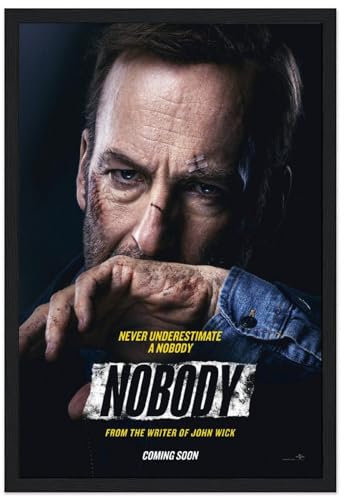 ZaMoux Poster mit Aufschrift Nobody, Wanddekoration, Leinwandposter und Drucke für Zimmer, ästhetisch, 20 x 30 cm