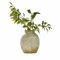 Loberon Vase Sibinna, in Handarbeit gefertigt, mit White-Washed-Finish, für Frisch-/Trockenblumen, Wohn-Accessoire, Dekoration, Terrakotta, braun