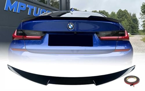 MpTuned BMW G20 M4 Stil Heckspoiler Glänzend schwarz für 3er 2019–2023 Limousine 318i 320i 330i 340i m340i 318d 320d 330d 340d m340d