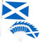 10er Schottland Flagge Klein Schottland Fahne 21x14cm,Oly Flagge Schottland Handflagge Schottland Fanartikel Mini Schottisch Handgehaltene Flaggen für Oly Deko 2024,Euro Fußball