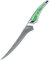 SANMUZUO Coltello per Filettare da 18CM, coltello da cucina giapponese in acciaio damasco VG-10, coltello da disosso ultra affilato con impugnatura a codolo intero in resina verde, serie LA-S9