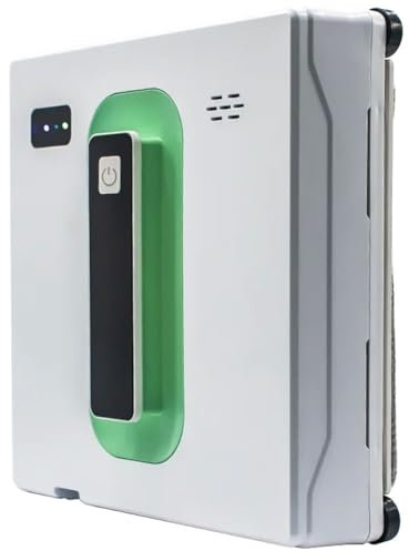 Window Cleaning Robot, 2500Pa Strong Suction Smart Window Cleaner Robot with Dual Water Spray - App/Remote Control for Home Indoor Outdoor