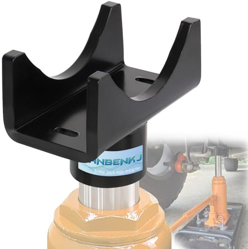 Bottle Jack Axle Adapter Lifting Saddle for 2”,3,4 Round Axle Tube & 2” Square Axle Tube,Bottle Jack Adapter Jack Axle Saddle for Within 1.5 Jack Lifting Platform,for Garage,Farm,Ranch,Trailer,RV