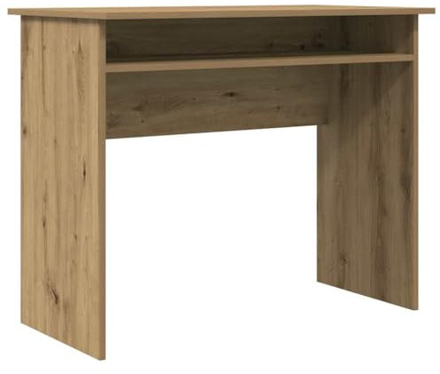 vidaXL Schreibtisch Artisan-Eiche 90x50x74 cm Holzwerkstoff, Bürotisch, Computertisch, Büromöbel, Arbeitstisch, Büroschreibtisch, Tisch