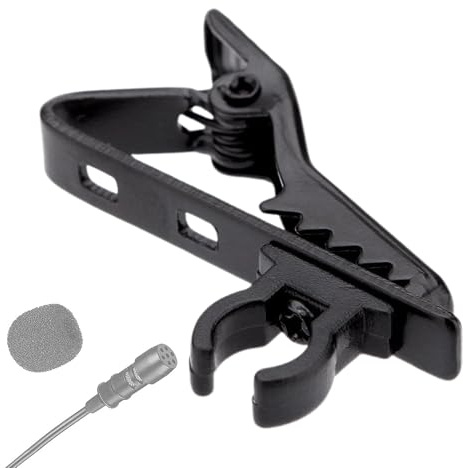 Ansteckmikrofon-Clip, 10 x -Mikrofonclip, Mikrofonzubehör, kabellose | Mikrofonklemmen für die Aufnahme von Videokonferenzen