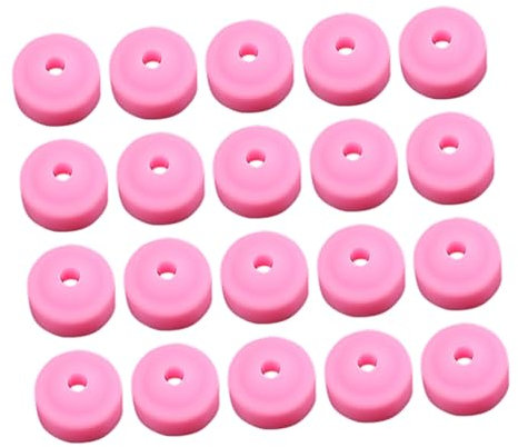 FOMIYES 30pcs Nail Drill Bits Silicone Caps for E-File Drill Protective Dust Covers for Manicure Grinding Tips Sturdy Easy to Install Fits Most