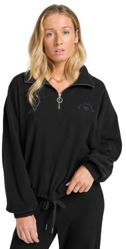 Billabong Strickoberteil, kurzärmlig, Coffee Time, Schwarz, Größe L