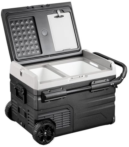 Adventurer 35 Litre Wheeled Dual Zone 12v Compressor Portable Fridge Freezer Cool box