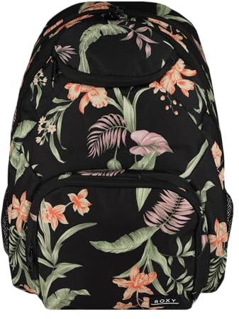 Roxy Damen Shadow Swell 24L Medium Rucksack, Einheitsgröße, Anthrazit Island Escape, Einheitsgröße, Shadow Swell 24L Medium Rucksack