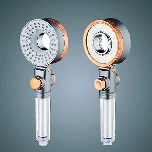 Paye de douche Tête de douche double face salle de bain 3 jetages à eau filtration de sauvegarde rond
