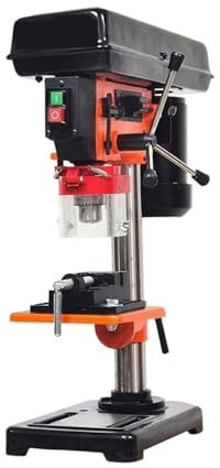 Taladro de columna, Taladro Prensa Oscilante De 8 Pulgadas Tipo De Mesa Taladro Prensa Oscilante Seguro De 5 Velocidades Taladro Oscilante, Máquina Perforadora, Maquinaria Y Accesorios para metal, mad