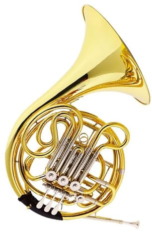 waldhorn Waldhorn Blechblasinstrument 4 Klappen Doppelreihig