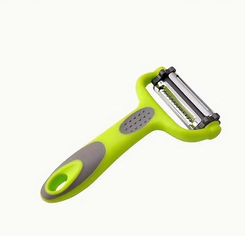 Pelador de Patatas 3 en 1 / Pelador Serrado para Frutas y Verduras/Cortador Juliana. 3 Peladores en 1 para Pelar Papas, Zanahorias y Todo Tipo de Verduras y Frutas.