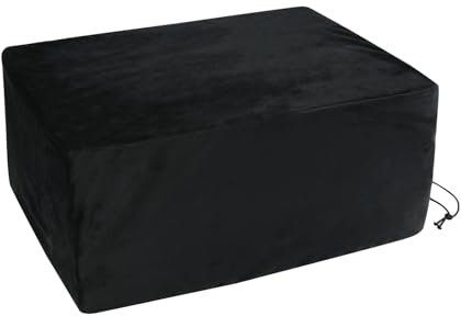 Universal Dust Cover for Victrola All-in-One Record Players - Stretchable Spandex Velvet Protective Cover with Elastic Band for 6-in-1/7-in-1/8-in-1 Turntables