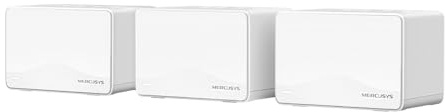 Mercusys BE3600 Whole Home Mesh Wi-Fi 7 System, Dual Band, 4K QAM, MLO, 3 porte Gigabit, roaming e streaming senza soluzione di continuità, facile gestione e installazione delle app, controllo