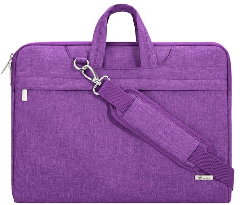 Voova Sac pour ordinateur portable avec bandoulière étanche