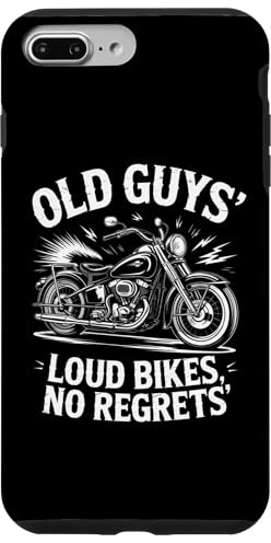 Retired Biker Grandpa Motorcycle Rider Funny Biker Saying Case for iPhone 7 Plus/8 Plus