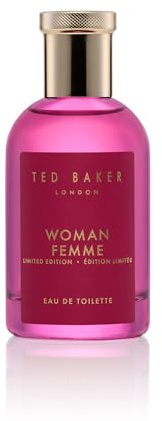 Ted Baker Woman Femme Limited Edition EDT, Fruity Floral, 100ml | A sweet and light Eau de toilette with Lychee, Cherry, Cassis, Rose, Vanilla and Musk, Long Lasting Fragrance For Women