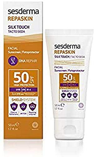 SESDERMA Repaskin Protector Solar Facial SPF 50 Tacto Seda - 50 gr