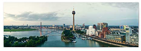 artboxONE Poster 150x50 cm Städte/Düsseldorf Düsseldorf Medienhafen II - Bild Düsseldorf Landeshauptstadt NRW