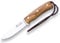 Joker Bushcraft Messer Bushcrafter CO120-P, mit Feuerstahl, Gürtelmesser mit 10,5 cm Klinge aus Böhler N695 Stahl und Olivenholznholzgriff, Werkzeug zum Angeln, Jagen, Camping und Wandern