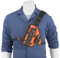 HOLSTERGUY RCH-101ORU Orange Chest Harness Shoulder Radio Holster Pack Adjustable Single Pouch Two-Way Holster for Motorola and Walkie Talkies Made in USA