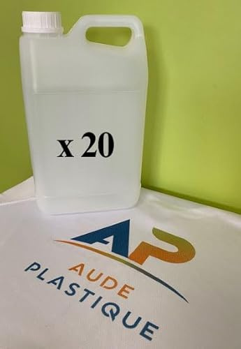 Bidon en Plastique de 3 litres PEHD - idéal pour Tous Les liquides, Eau, Huile, Sauce, réservoir pour climatisation/Camping/Camping-Car (1)
