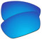 EZReplace Verres de rechange pour lunettes de soleil Oakley Tightrope OO4040 (verres polarisés), Bleu glacier., taille unique
