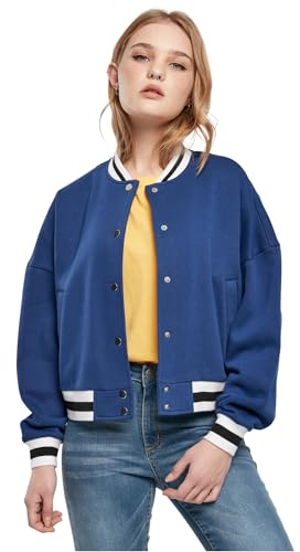 Urban Classics Damen Ladies Oversized College Sweat Jacket