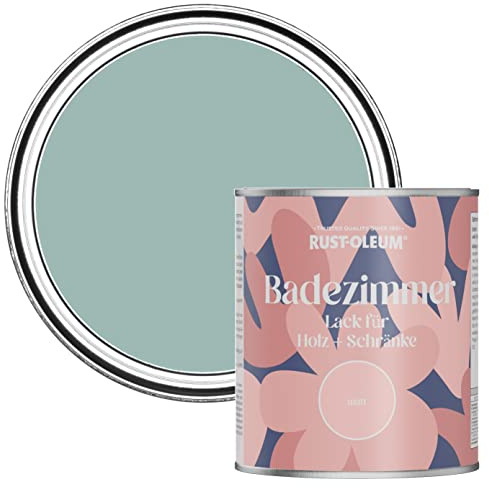 Rust-Oleum Blue Moisture Resistant Bathroom Wood and Cabinet Paint in Matt Finish - COASTAL BLUE 750ML