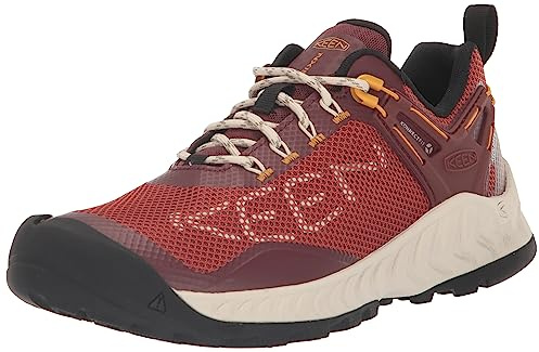 KEEN Damen Nxis Evo Waterproof Wanderschuh, Gebackener Ton Goldgelb, 42 EU