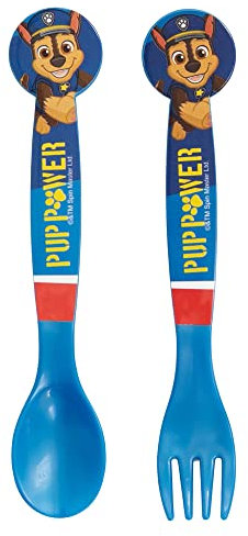 SET DE 2 CUBIERTOS PP PAW PATROL PUP POWER
