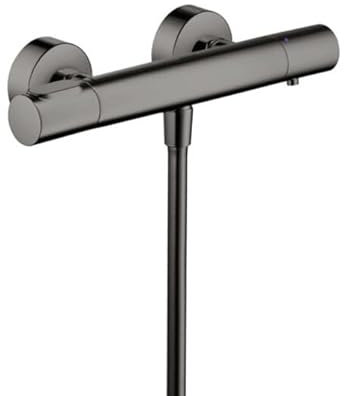 hansgrohe AXOR Citterio M Brausethermostat Aufputz, 1 Verbraucher, 34635330, Farbe: Polished Black Chrome