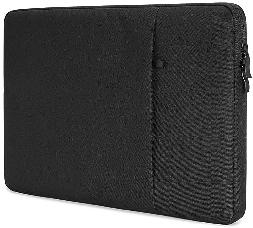 NIDOO 15-16 inch Laptop Sleeve Case Protective Computer Cover for 16 MacBook Pro MAX M1 M2 / 15 Surface Book 3 2/15.6 Lenovo Yoga 7i / IdeaPad Gaming 3i / HP EliteBook 650 G9 Handle, Black