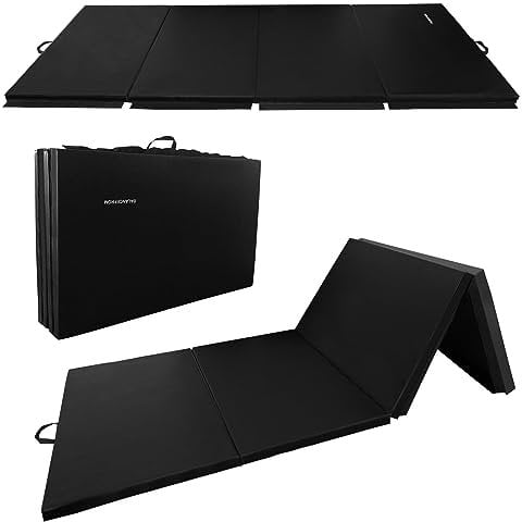 Tappetino multiuso extra spesso ad alta densità, anti strappo, per ginnastica, ginnastica, palestra, aerobica, pieghevole, disponibile in diversi colori