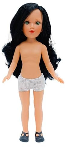Folk Artesanía Mari's Nackte Puppe, 35 cm, Rotes Vidal Dolls, Original