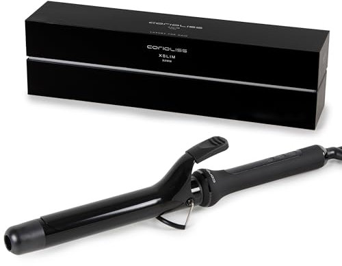 Corioliss X-Slim | Rizador Pelo Ondas | Tenacillas Para Rizar El Pelo | Ondulador Moldeador Profesional | Cerámica Y Turmalina | Temperatura 80ºC-210ºC | 32 MM