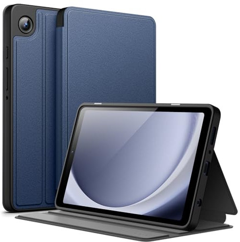JETech Funda para Samsung Galaxy Tab A9 8,7 Pulgadas 2023, Carcasa Slim Folio Soporte Protectora Tableta, Visualización Multiángulo (Marino)