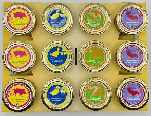 Mix Tray Hubertuswild Leberpastete 4 Sorten