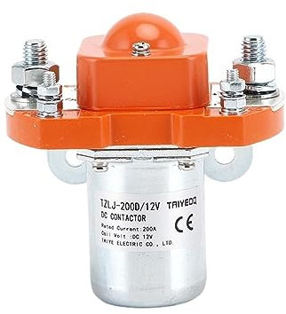JOCCOS Contactor de CC 1, Normalmente Abierto, 200A, for batería, Coche, vehículo eléctrico, cabrestante eléctrico, Consumo de energía, 8~11W, TZLJ-200D (Color : DC72-80V 1NO)