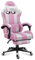 huzaro Force 4.7 Pink Mesh | Gaming Stuhl Bürostuhl Computerstuhl PC Chair | 90-140° Neigungswinkel Kopfstütze Lendenkissen Höhenverstellbar Fußstütze | bis 140 kg belastbar | Stoff | Rosa