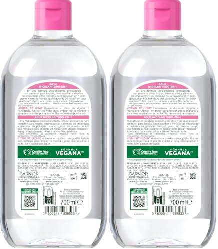 Garnier Agua Micelar 700Ml (Confezione da 2)