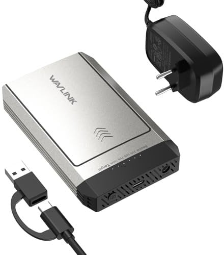 WAVLINK M.2 Duplicator - Dual-Bay Offline Clone Tool, NVMe Enclosure for SSDs PCIe Sizes 2230/2242/2260/2280, Supports NVMe and AHCI, up to 8TB