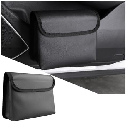 Adunsiaoto Hängender Mülleimer Für Auto, Universal Multifunktionale Aufbewahrungsbox Abfallbehälter Autozubehör, Wasserdichte Aufbewahrungsbox Multifunktionaler Autoabfalleimer